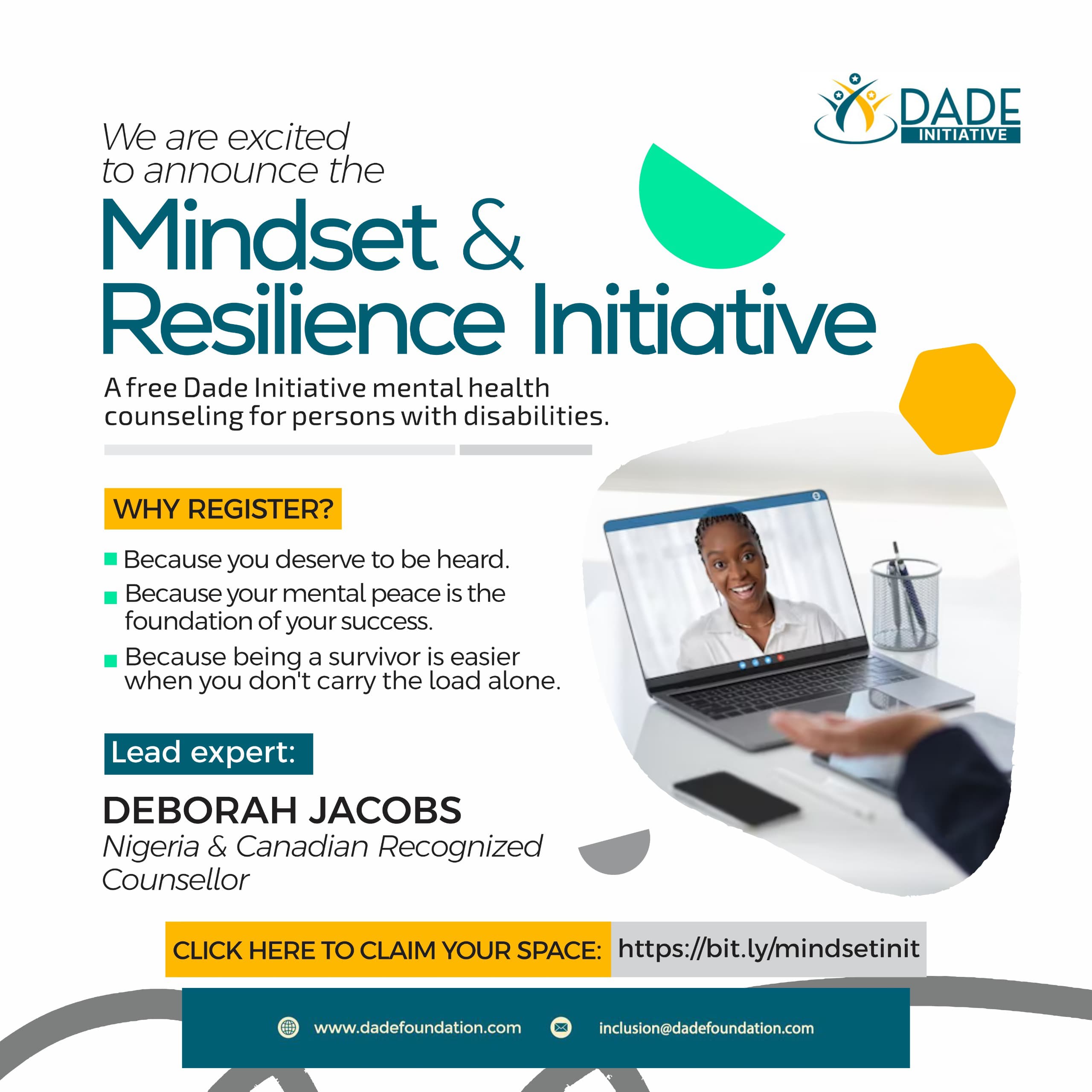Mindset & Resilience: Because You Deserve to Be Heard