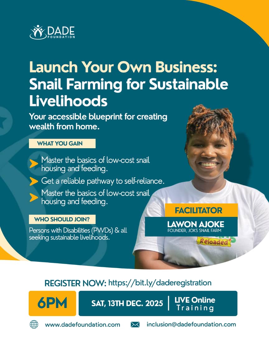 Snail Farming for Sustainable Livelihoods: Empowering the Next Generation of Agropreneurs
